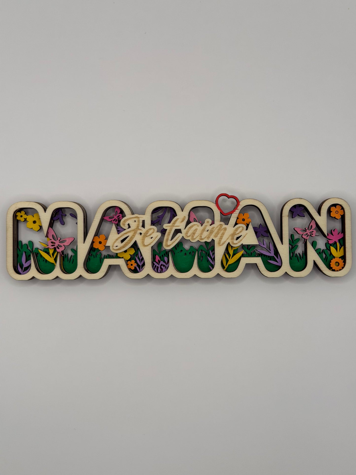 🌸Décoration "Maman Je t'aime"