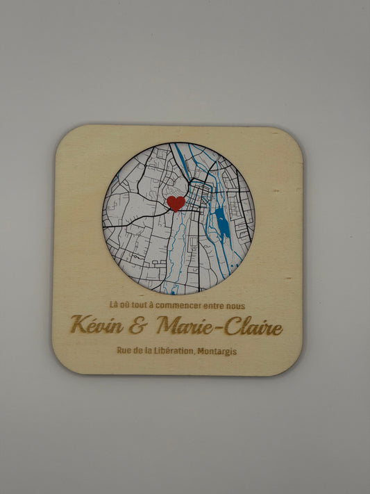 ❤️ Plaque décorative – L'Endroit Où Tout a Commencé