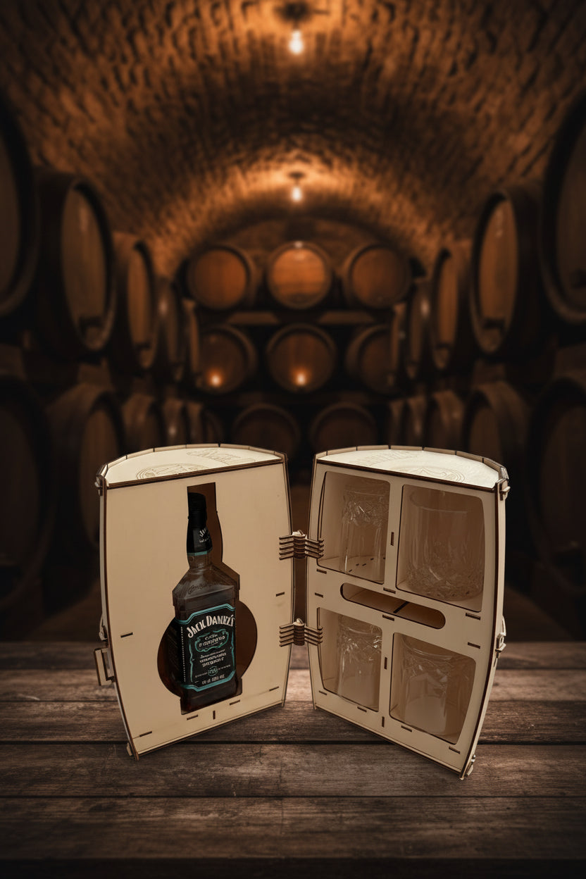 Tonneau Bar en Bois Personnalisable