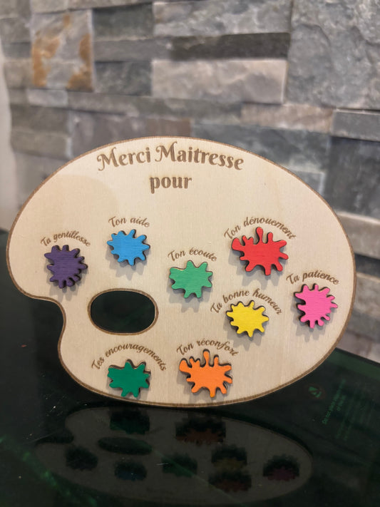 Palette "Merci Maîtresse"