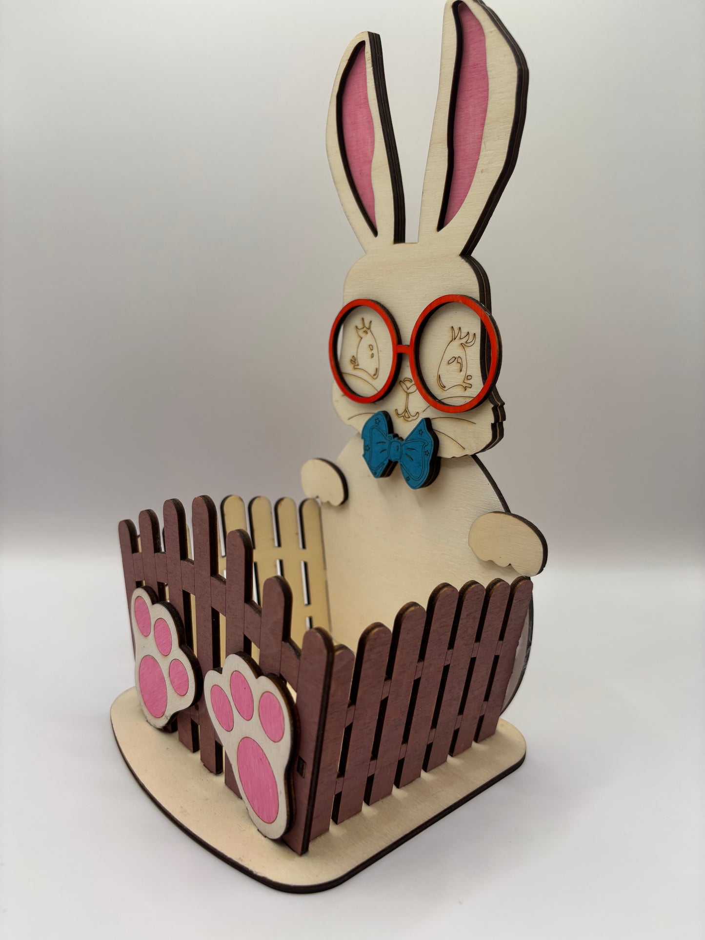 Petit panier lapin de Pâques