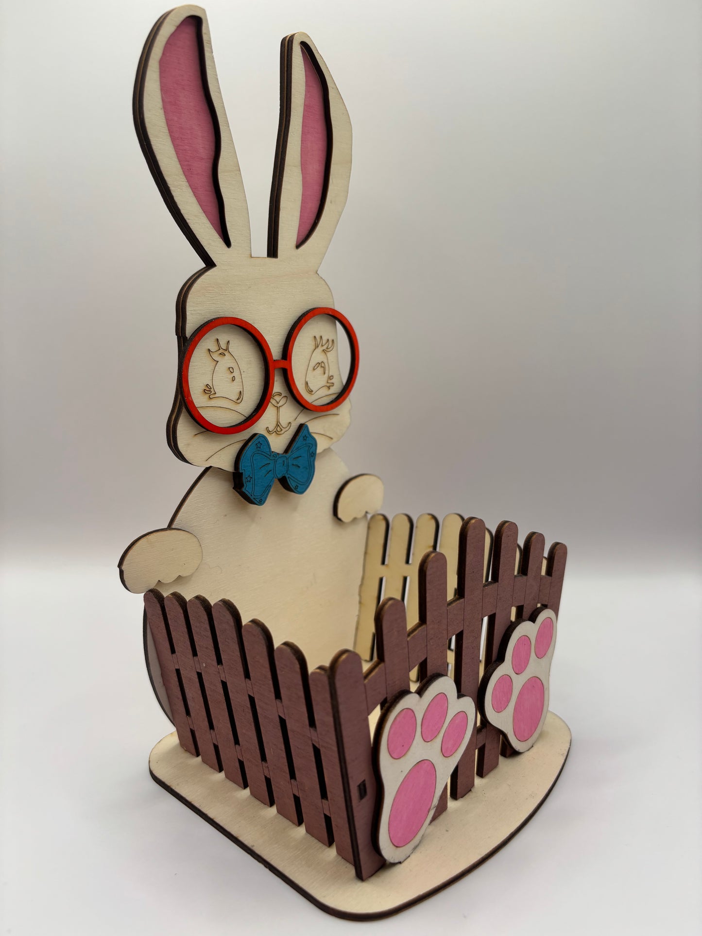 Petit panier lapin de Pâques