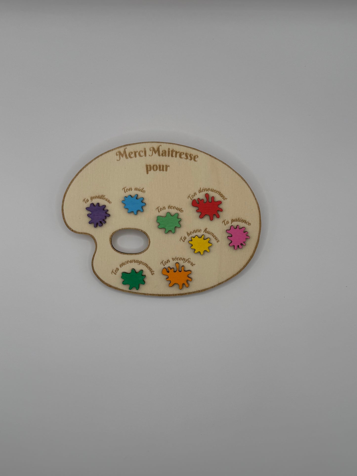 Palette "Merci Maîtresse"