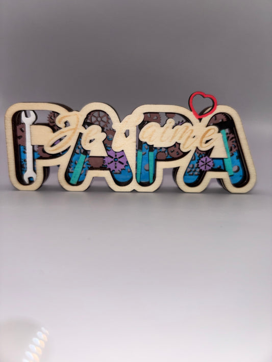 Décoration «Papa»