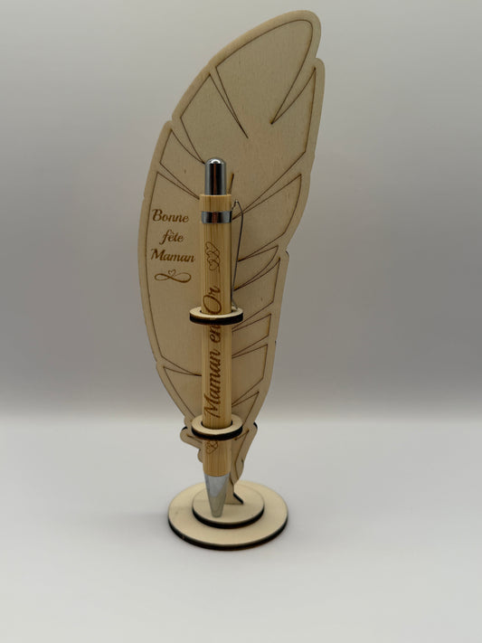 Porte-stylo plume personnalisé
